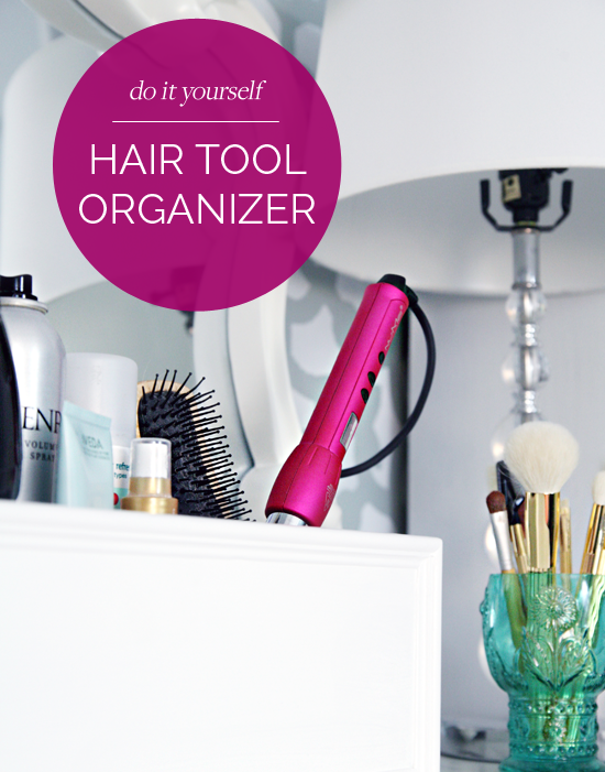 IHeart Organizing: DIY Hair Tool Organizer