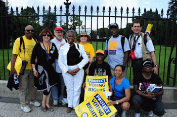 The Carroll County, MD Branch of the NAACP represented at the March on Washington on Aug. 24, 2013