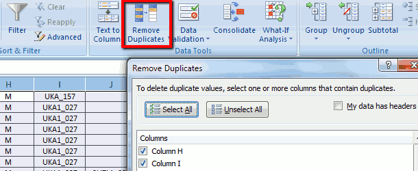 How do you delete duplicates in Excel?