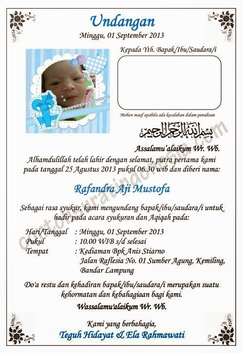 Mc Acara Aqiqah