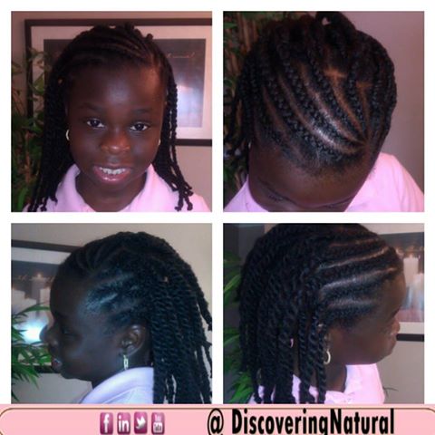 Discoveringnatural How To Install Yarn Twists On Natural Hair