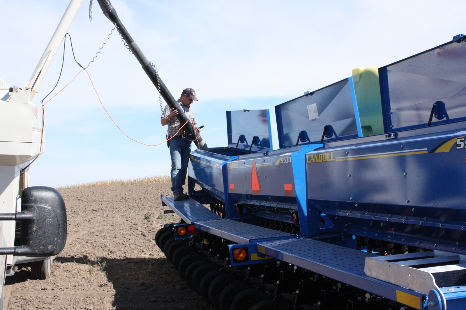 The Farmer's Wife Drilling Wheat