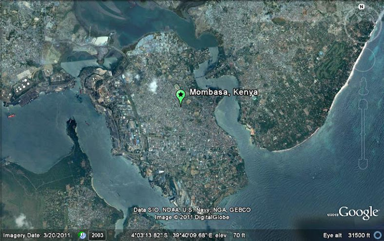 Mombasa through Google Earth