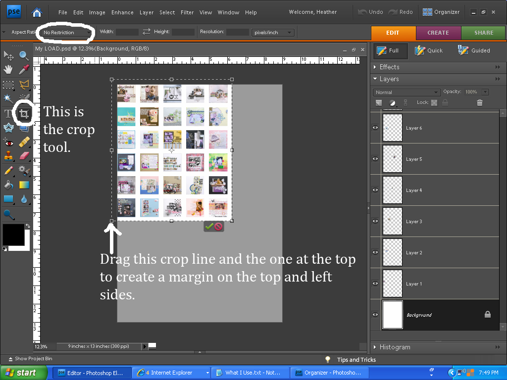 ArtistinResidence How to combine multiple images on one canvas in