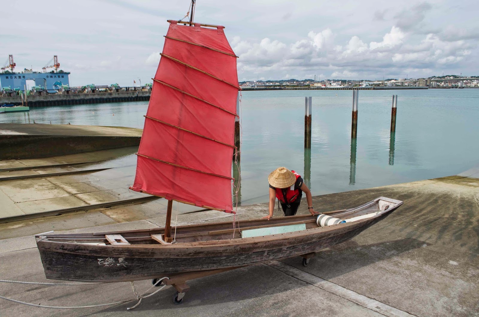 Traditional Boats East and West at Douglas Brooks Boatbuilding Okinawa