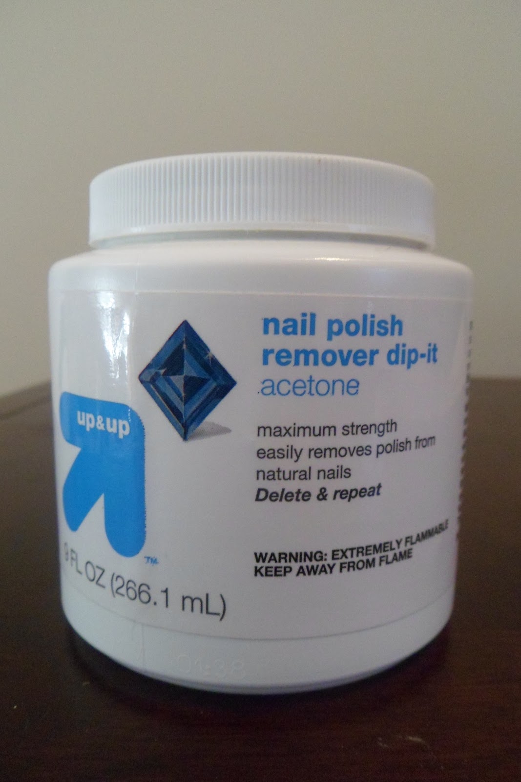 MonkeyToes and Manicures Review Up and Up Dip It Nail Polish Remover