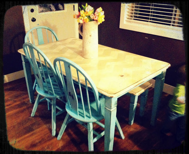 The Bloom Boutique My Kitchen Table Redo