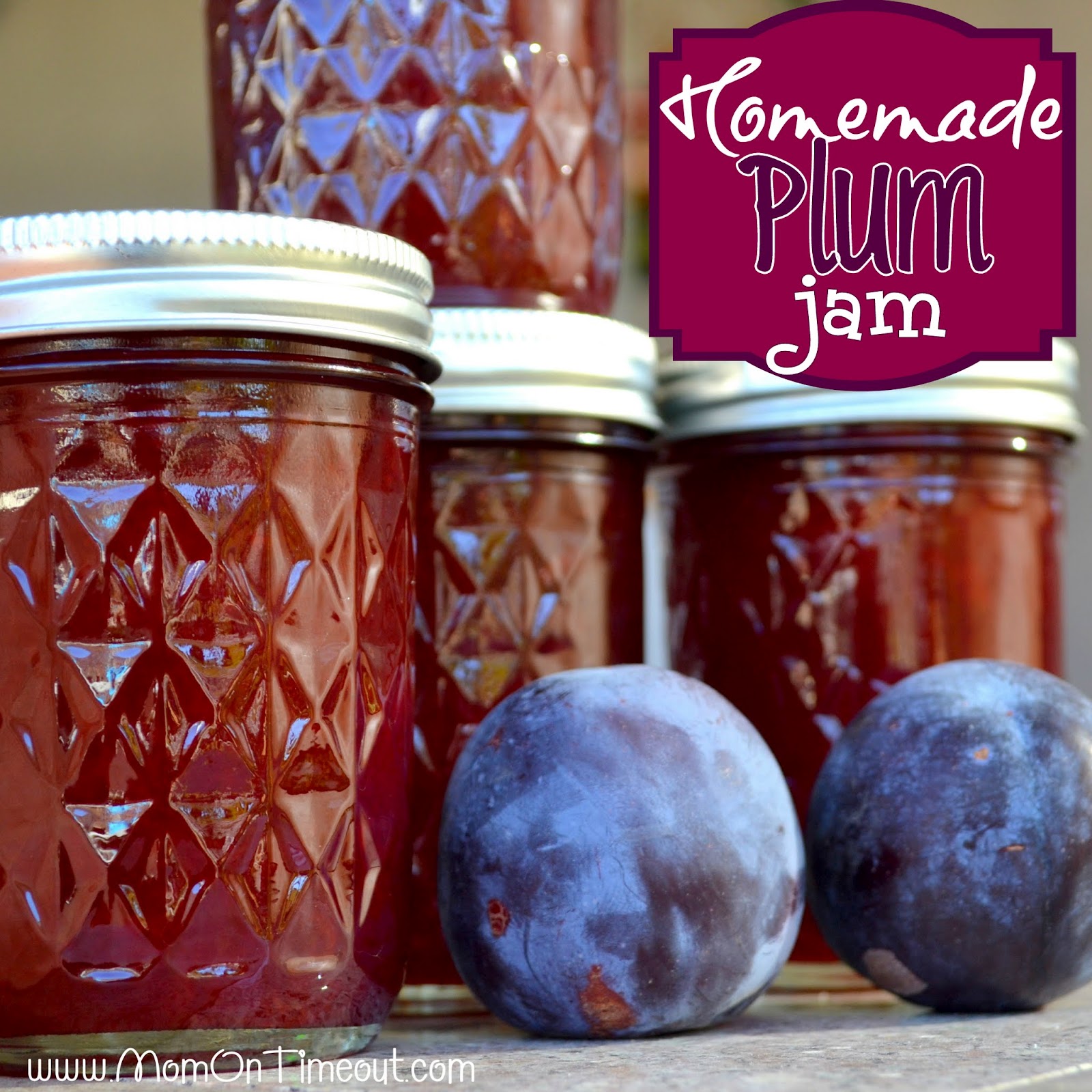Homemade Plum Jam Recipe Mom On Timeout