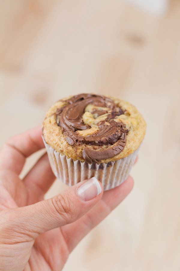 Muffins de plátano y nutella Objetivo Cupcake Perfecto. Bloglovin’