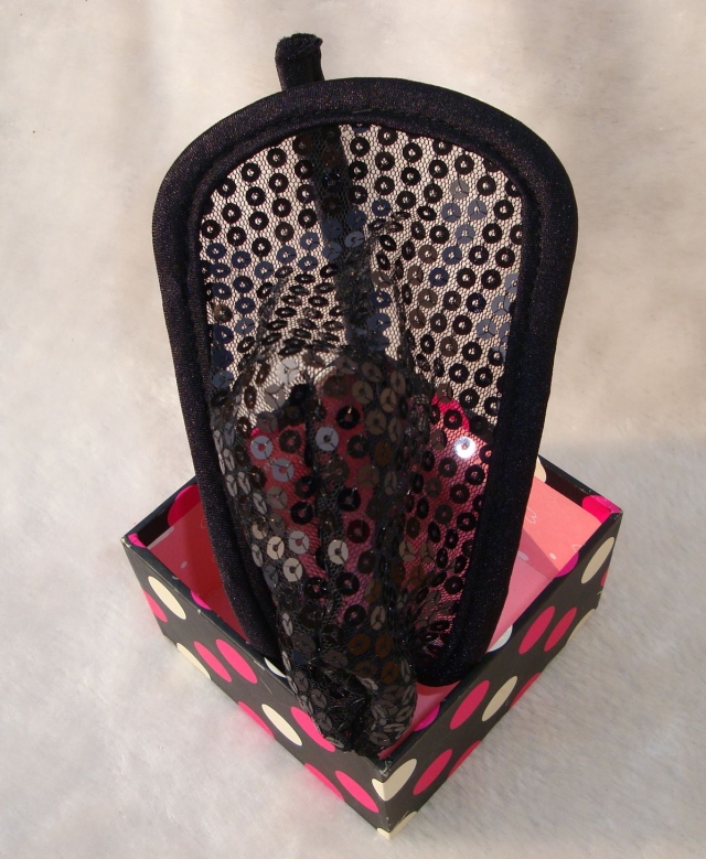 FASHION CARE 2U UM2761 C Cup Black Sequin Transparent Men's Underwear