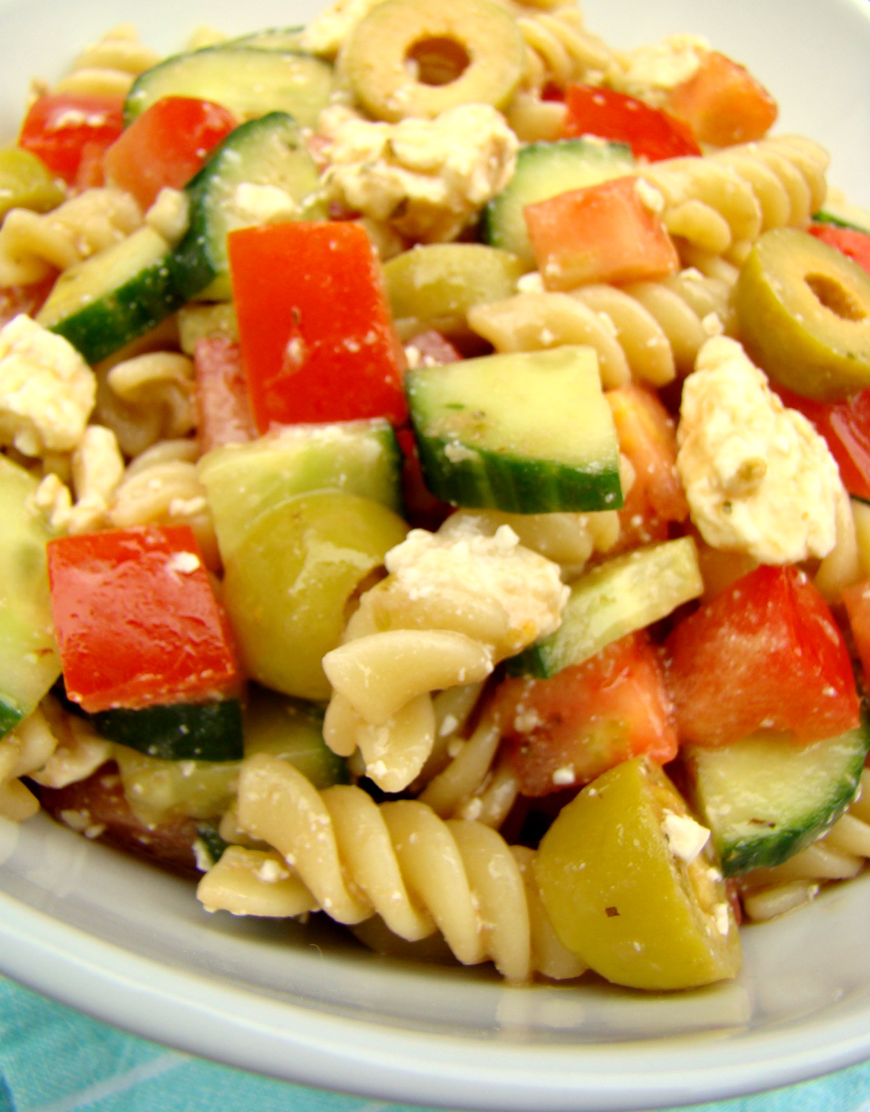 Mediterranean pasta salad