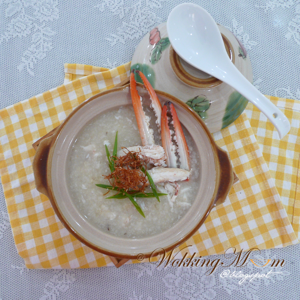 Let's get Wokking! Flower Crab Porridge 花蟹粥 Singapore Food Blog on