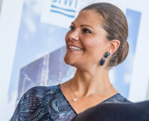 Crown Princes Victoria of Sweden attended the 2015 Stockholm Junior Water Prize held at the Grand Hotel in Stockholm