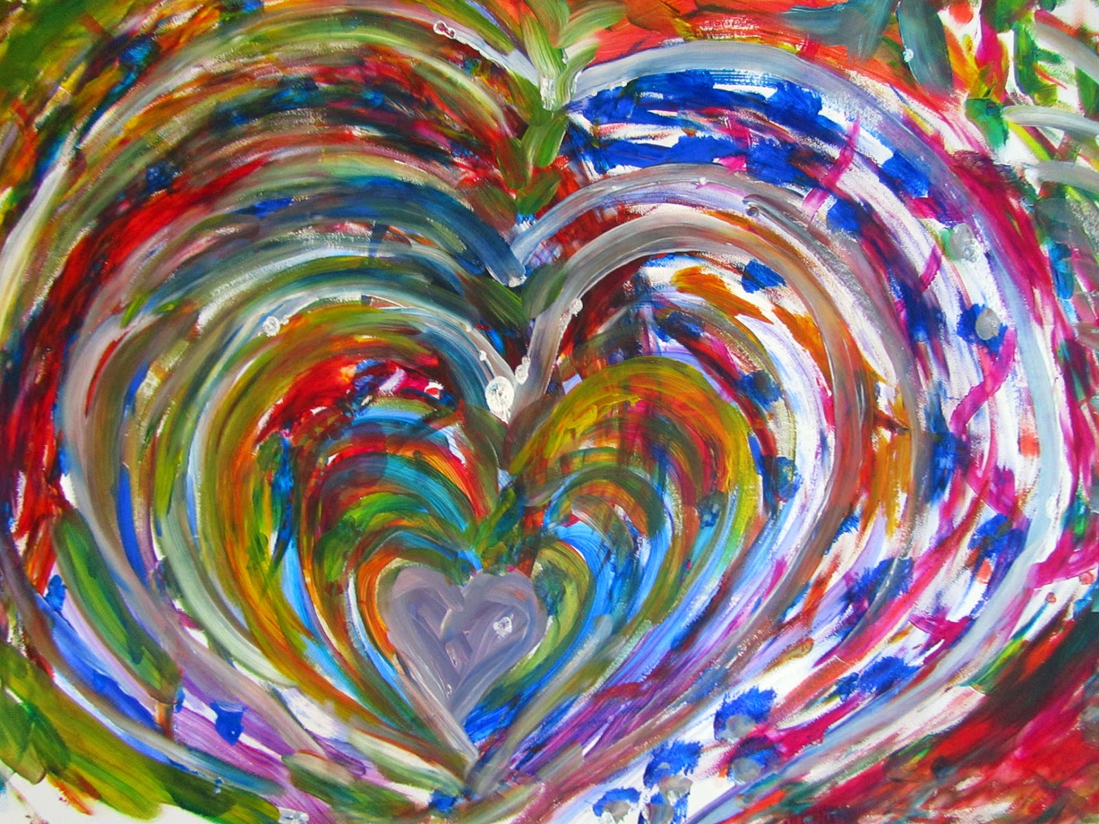 painted heart