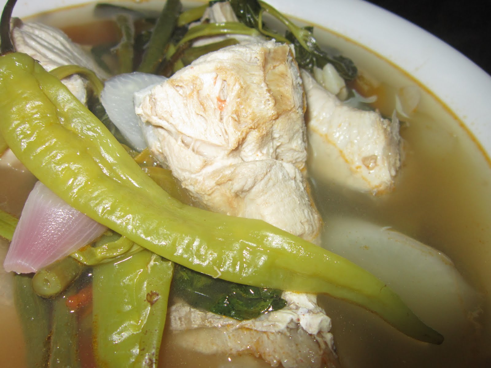 SINIGANG NA TUNA BELLY
