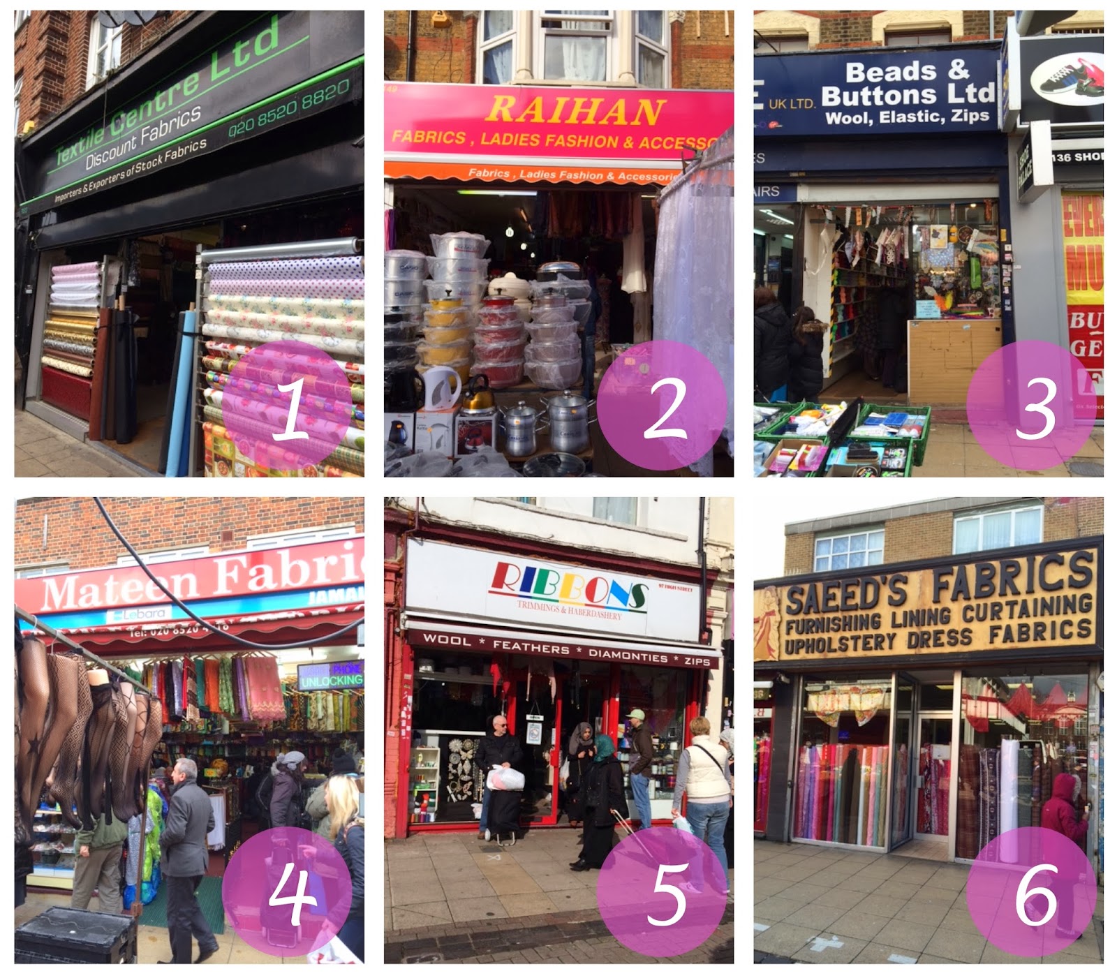 Random Crafting Adventures London Fabric Shopping Walthamstow Market