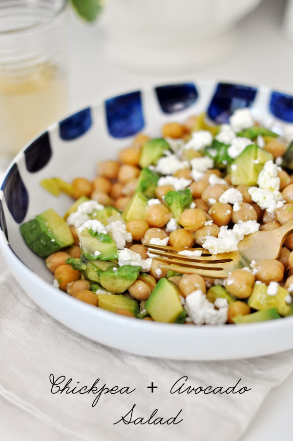 Chickpea + Avocado Salad The Mama Notes