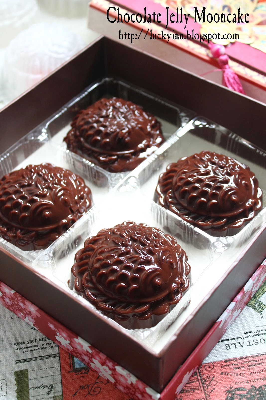 Lucky Inn 巧克力菜燕月饼 Chocolate Jelly Mooncake