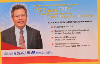M. Syamsul Maarif, Bakal Calon Rektor IPB 2012