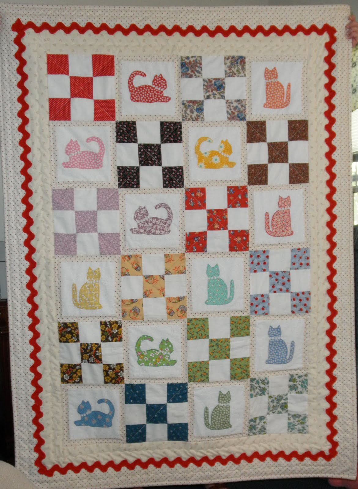 Finished quilt Block Lotto