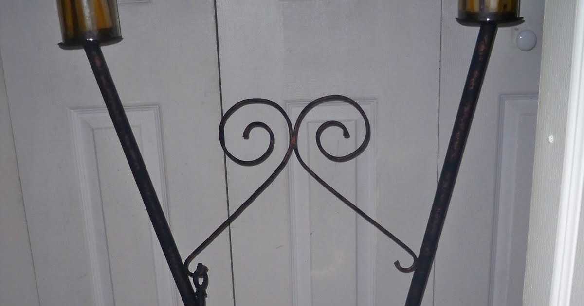 Artesanía en fierro: Candelabro de pie