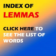 INDEX OF LEMMAS