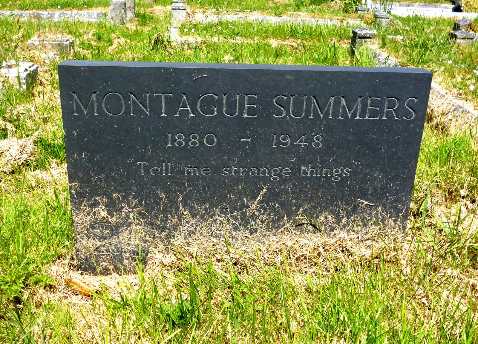 Dr Tony Shaw East Sheen and Richmond Cemeteries 2 Montague Summers