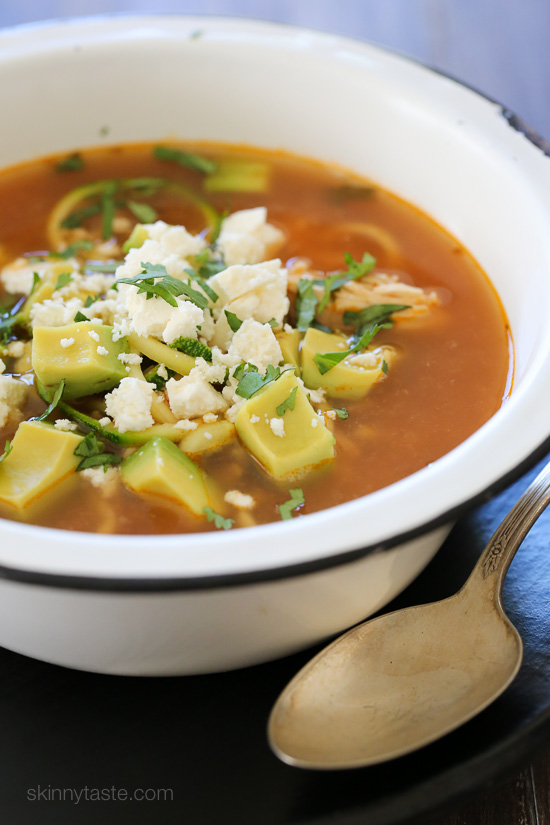 Slow Cooker Chipotle Chicken Zucchini "Fideo" Soup Information Society