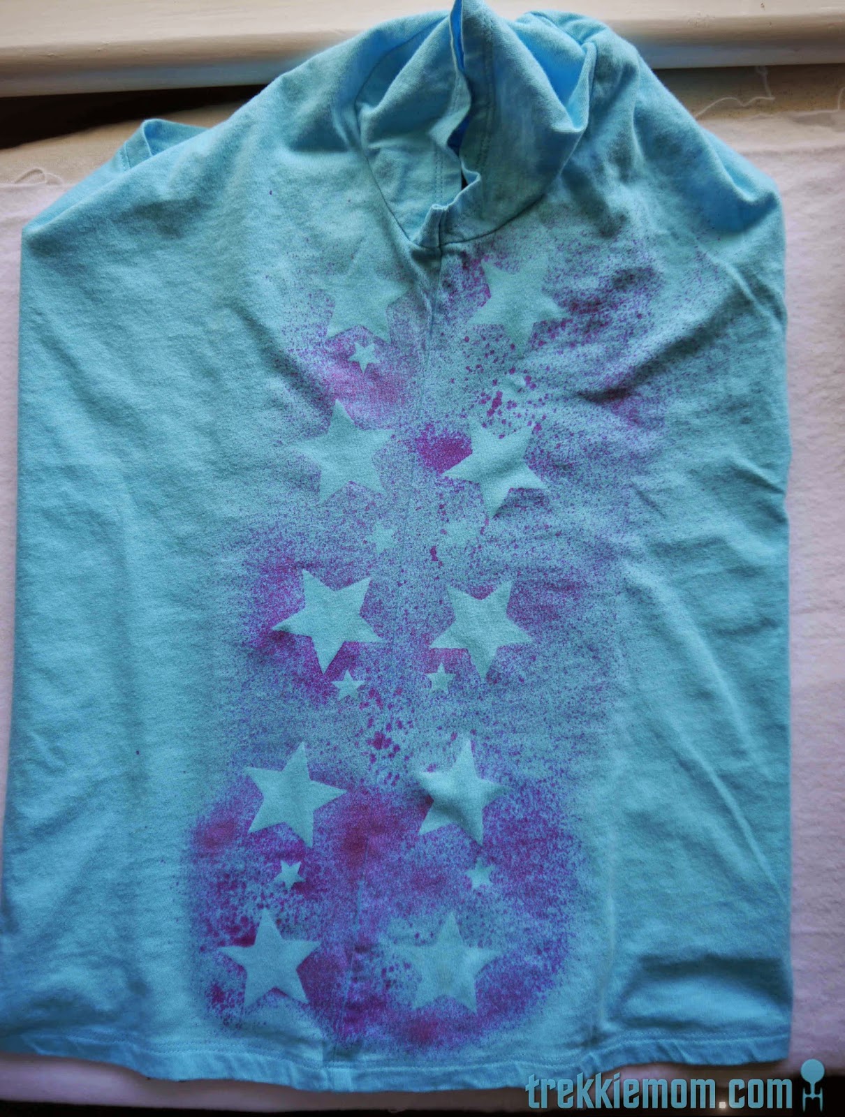 Trekkie Mom Easy Fabric Paint Tshirt