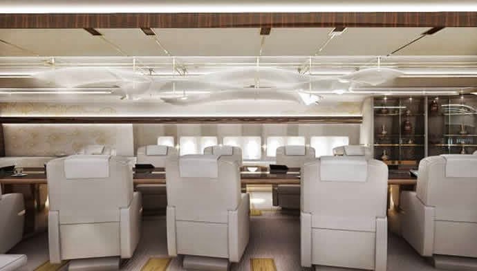 Luxury Interior Home Design World S First Private Boeing