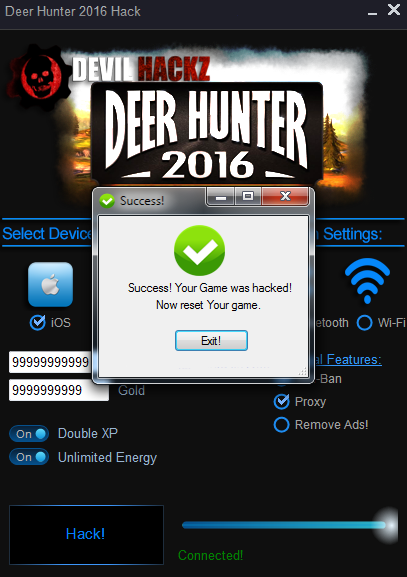 how to cheat in deer hunter 2016 iphone