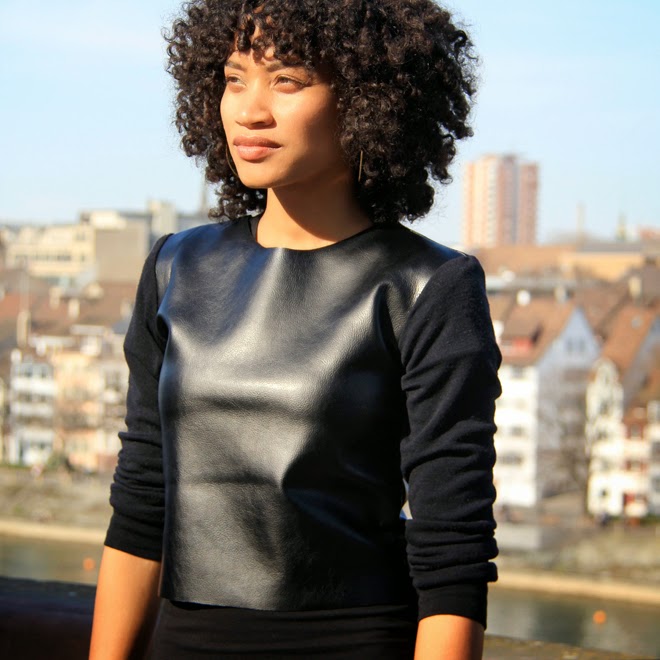 The Felted Fox FAUX LEATHER SWEATER DIY