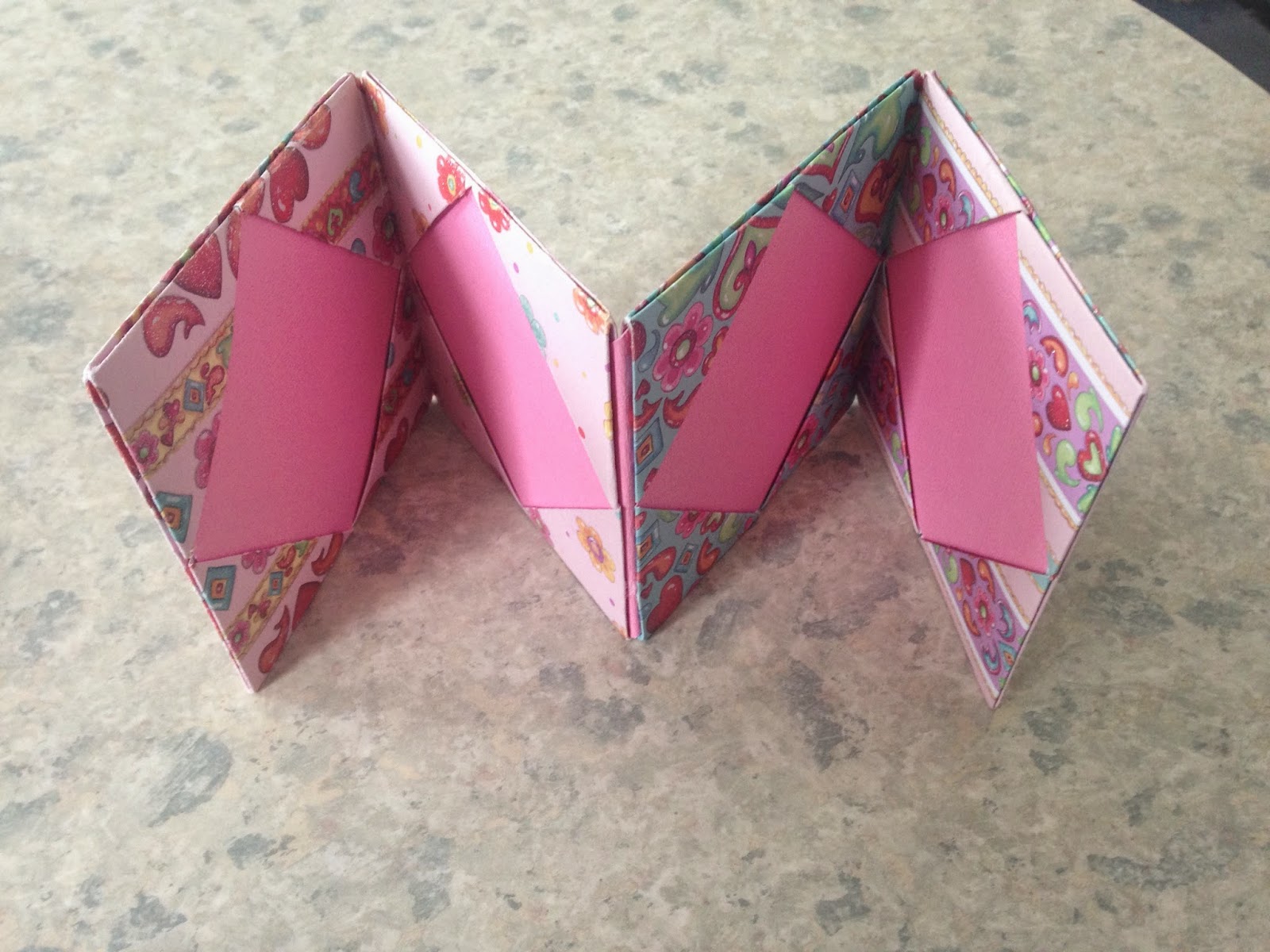 Pauline's Creative Journey Folded Frame Tutorial.....