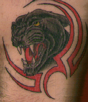 Panther Head Tattoo