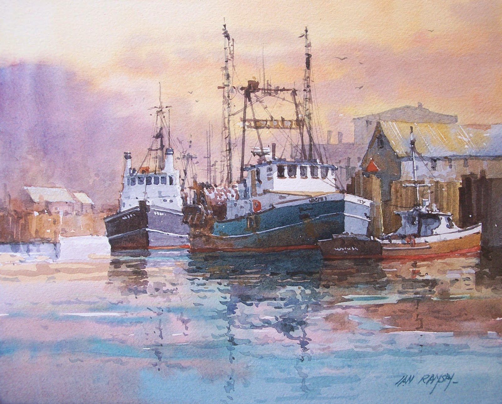 Ian Ramsay Watercolors Please enjoy some new pieces available this
