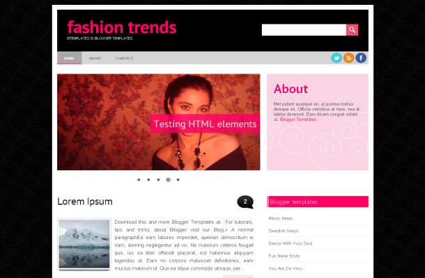 Free Blogger Sexy Pink Black Grunge Fashion Jquery Web 2.0 Layout Theme ... Free Blogger Sexy Pink Black Grunge Fashion Jquery Web 2.0 Layout Theme ...