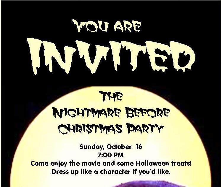 Utah County Mom Nightmare Before Christmas Party
