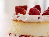 Strawberry & Cream Angel Cake Strawberry & Cream Angel Cake