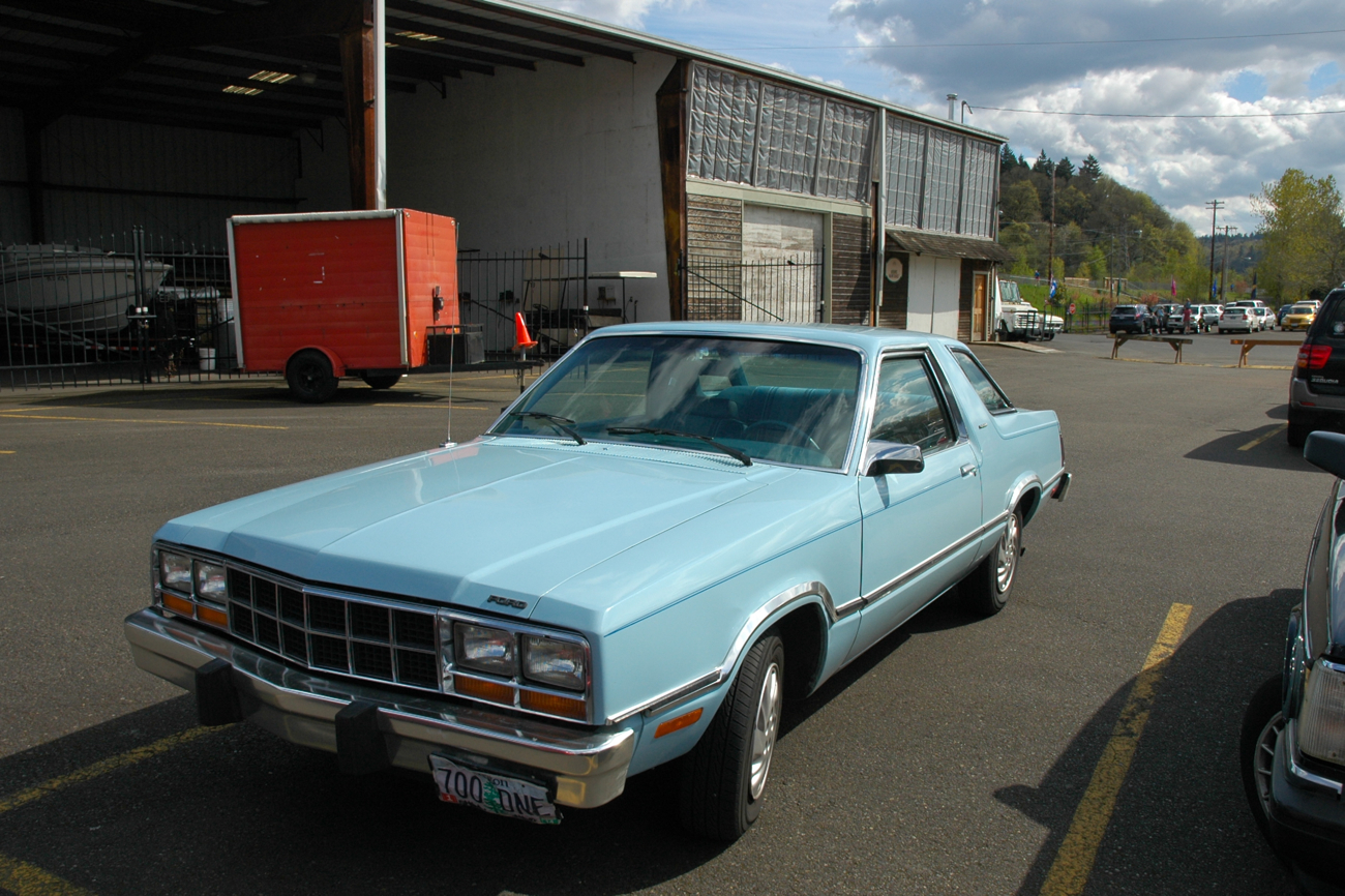 OLD PARKED CARS. Happy 4th of July from OPC! 1980 Ford Fairmont Futura.