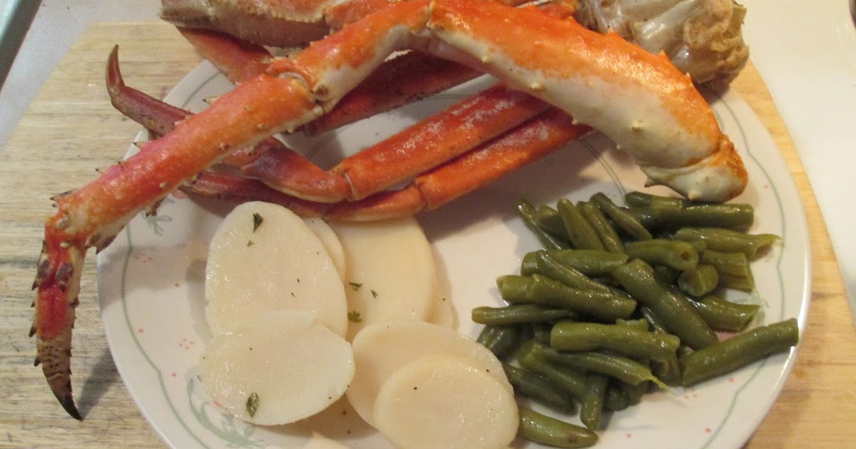 Diab2Cook Alaskan Snow Crab Legs w/ Sliced New Potatoes, Green Beans