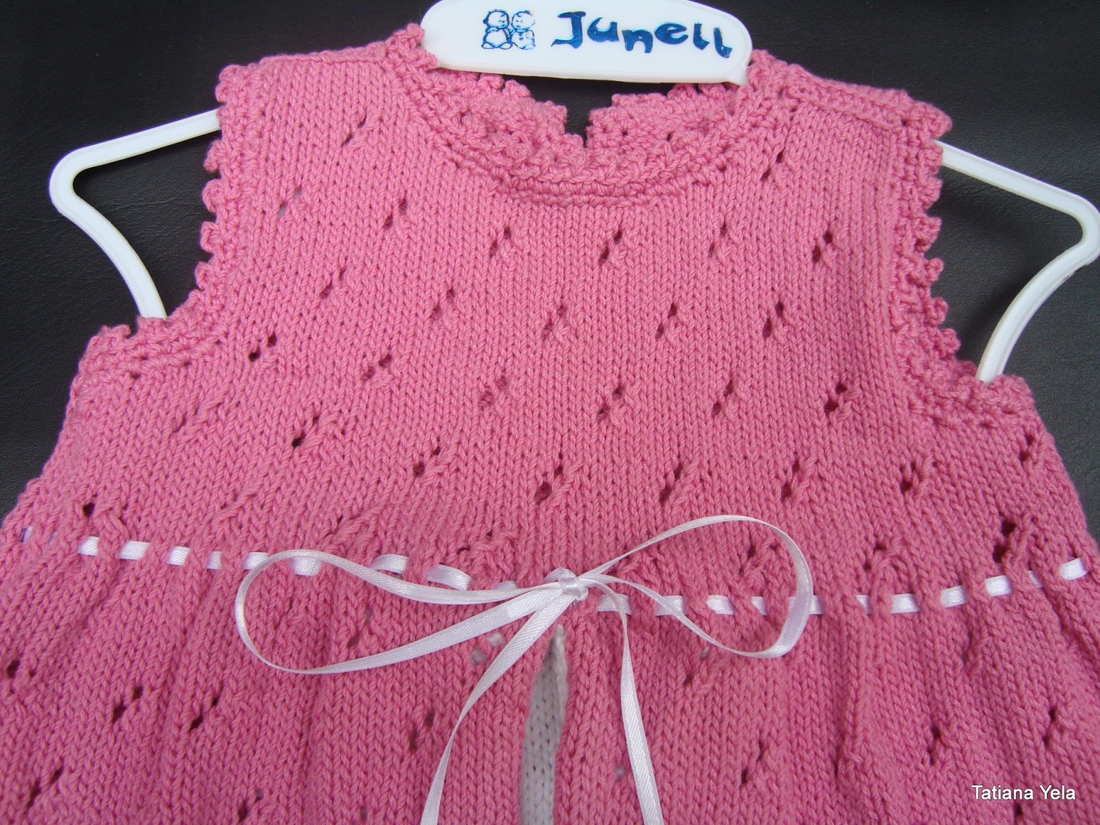 Tejiendo Perú Roponcito Para Bebe A Palitos Tejiendo Perú Ropon