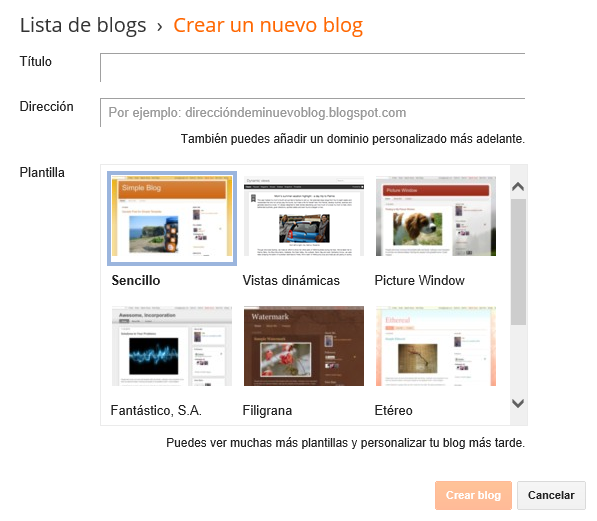 ¿Cómo crear un blog en Blogger? Pasos simples
