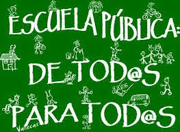 Por la escuela pública