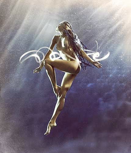 Zena Holloway fotografia sensual mulheres nuas subaquática fashion