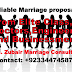 Reliable Marriage proposals