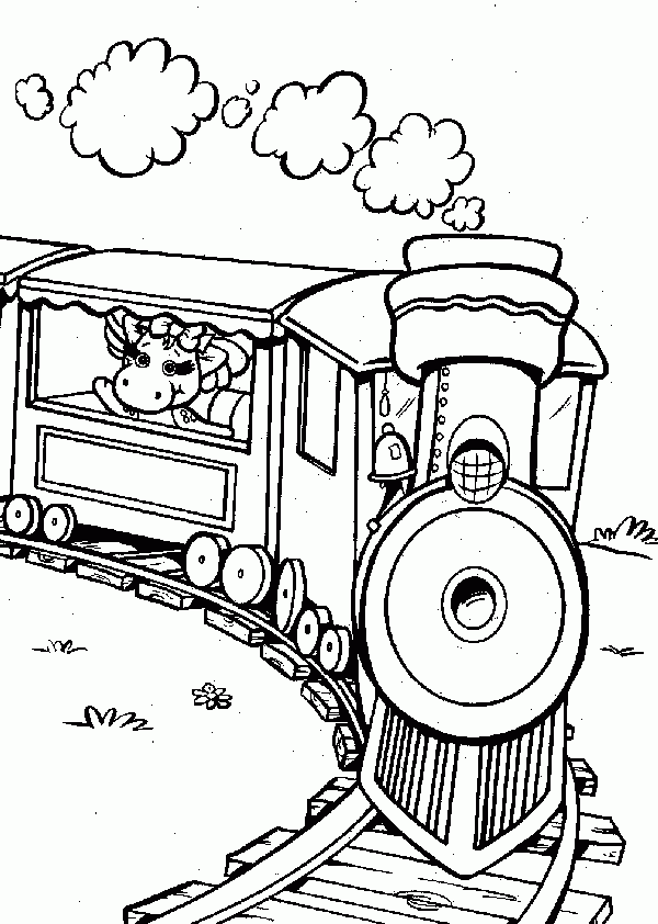 disegni da colorare: Disegni da colorare: IL TRENINO THOMAS E I SUOI