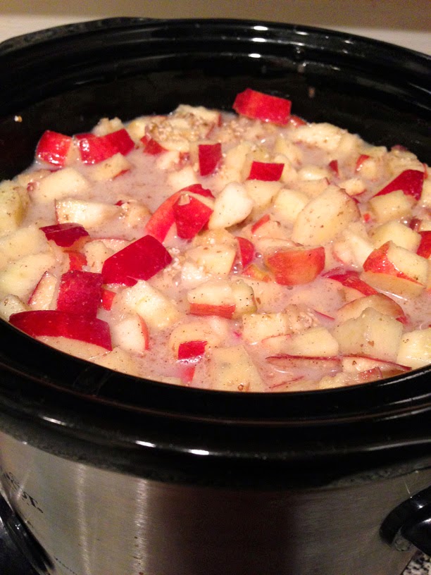 healthy girly life: slow cooker apple pie oatmeal healthy girly life: slow cooker apple pie oatmeal