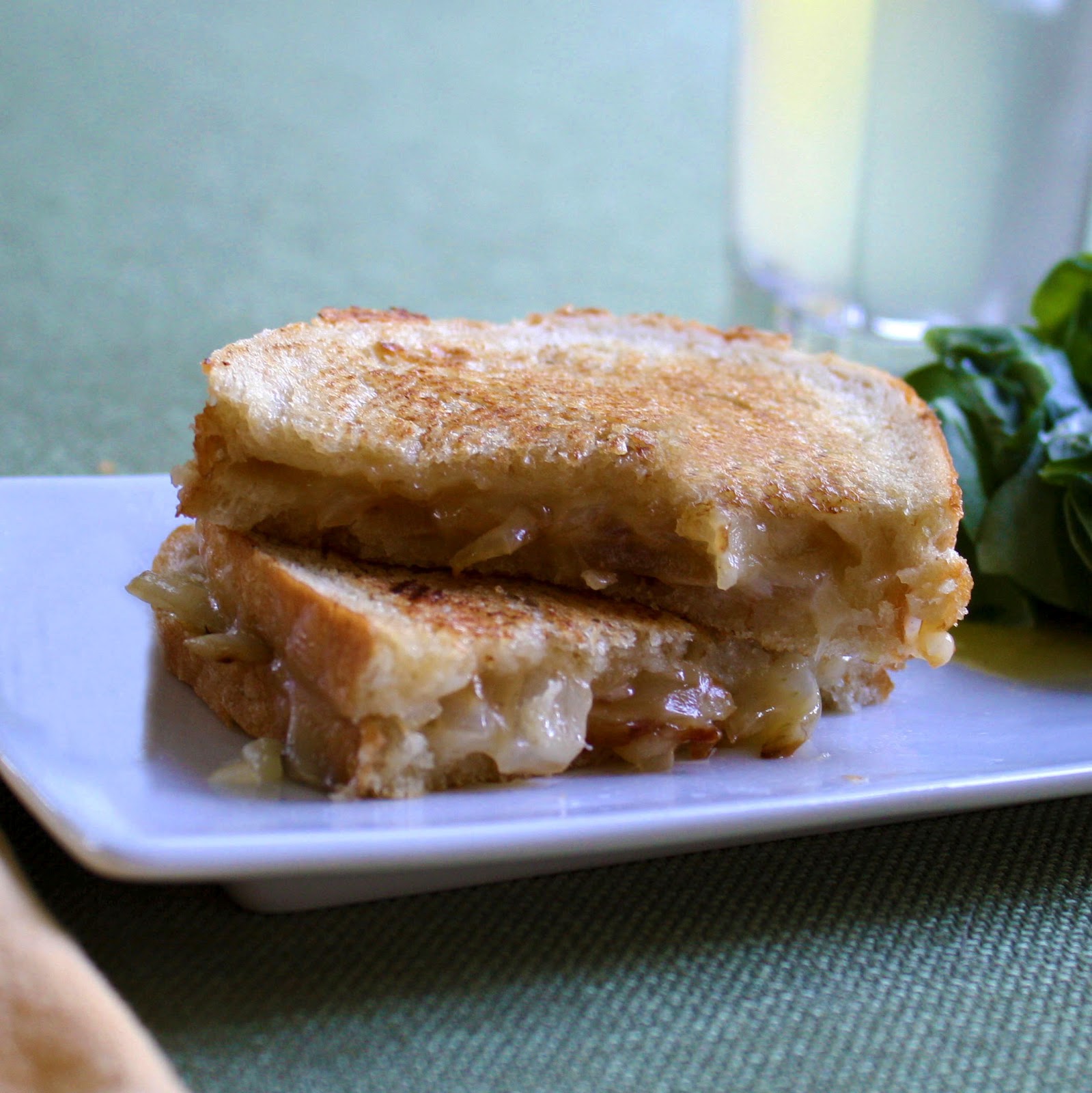 Chocolate Therapy French Onion Grilled Cheese Sandwich