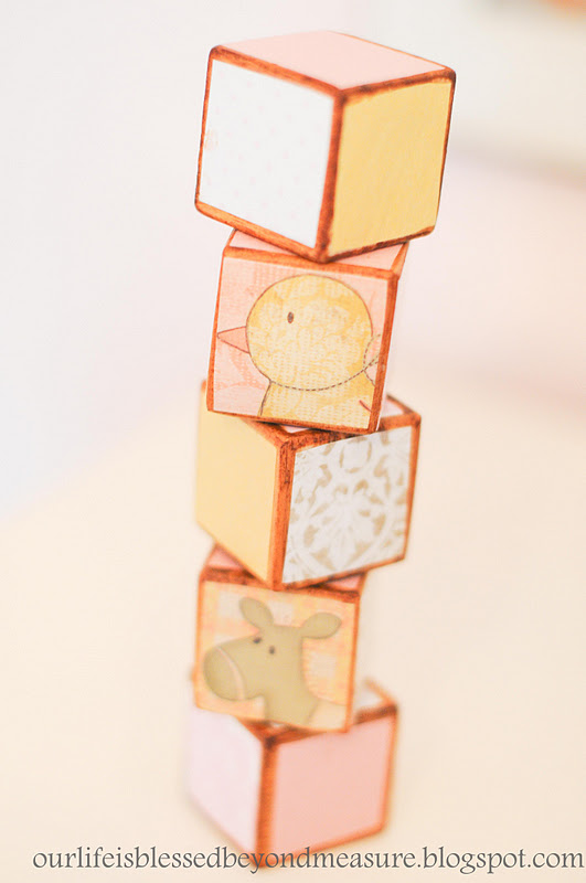 Blessed Beyond Measure DIY Wooden Nursery Blocks