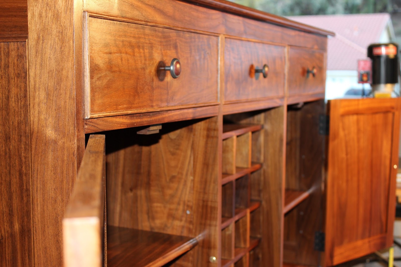 A Very Good Life Inspired by Pottery Barn Custom Sideboard with Wine